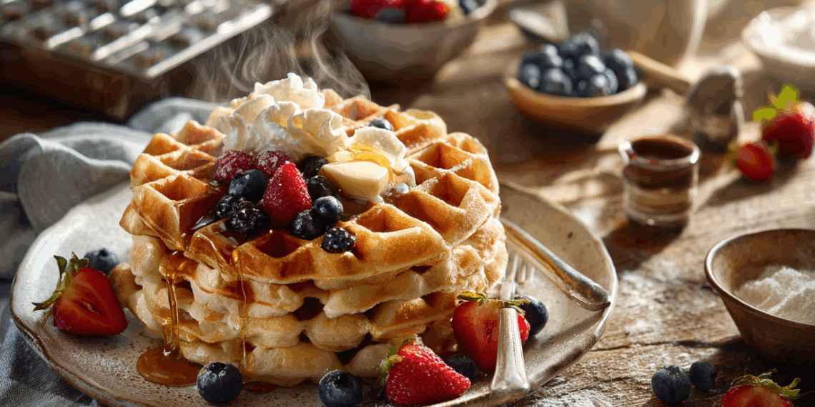 Golden And Crispy Buttermilk Waffles For A Perfect Morning