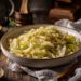 Rustic Braised Cabbage With Caramelized Onions And Apple