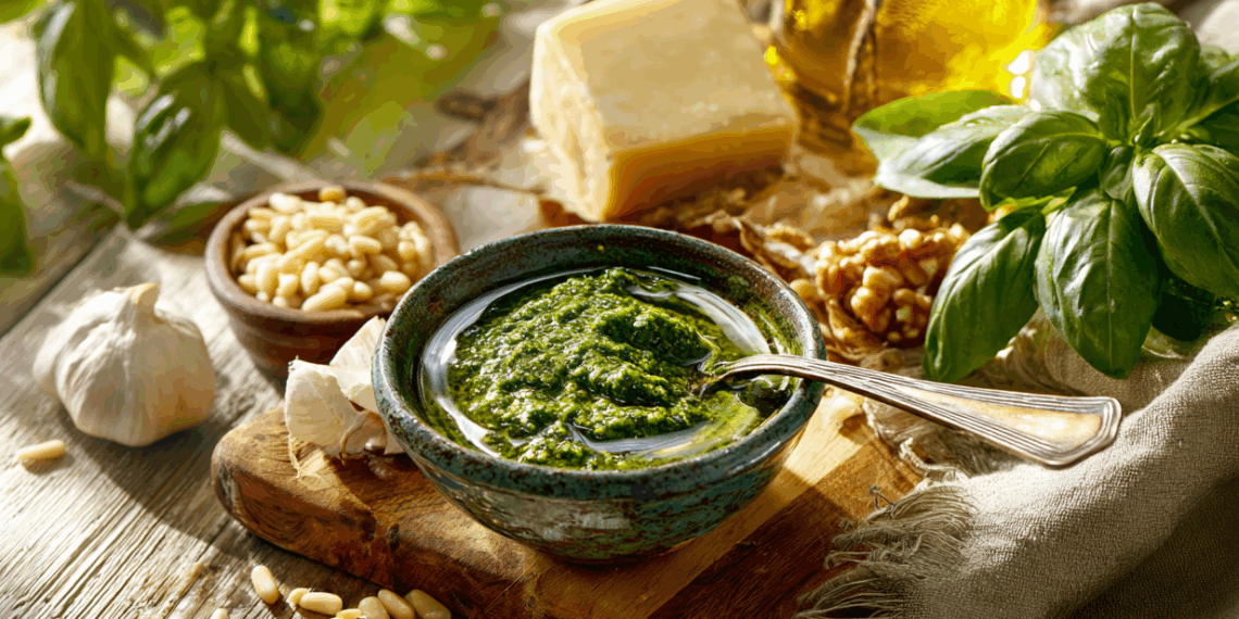 Authentic Genovese Basil Pesto: A Taste Of Italian Tradition