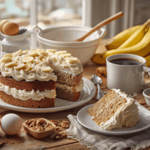 Classic Moist Banana Cake