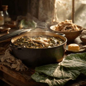 Soulful Southern Collard Greens With Smoky Turkey Flavor - Thefoodiebunch Southern Braised Collard Greens With Smoked Turkey