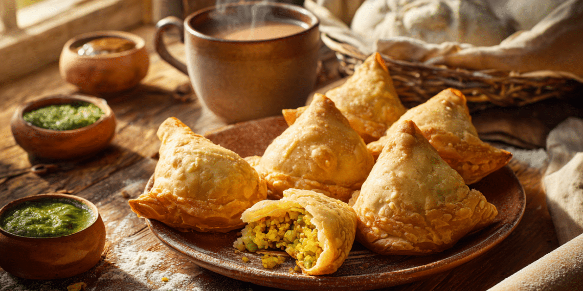 Classic Indian Potato Samosas