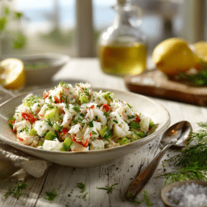 Zesty Lemon-Herb Crab Salad