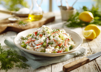 Zesty Lemon-Herb Crab Salad