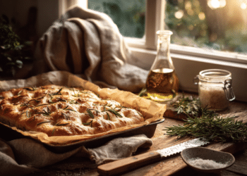 Sourdough Focaccia With Rosemary And Olive Oil