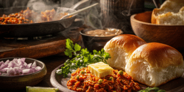 Mumbai'S Beloved Street Food: A Buttery Vegetable Mash Delight - Thefoodiebunch Authentic Mumbai Pav Bhaji