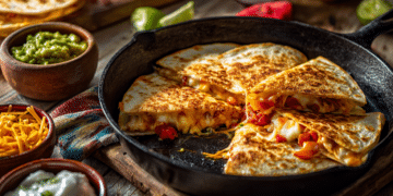 Sizzling Chicken Quesadillas: A Mexican Comfort Food Favorite - Thefoodiebunch Classic Chicken Quesadilla
