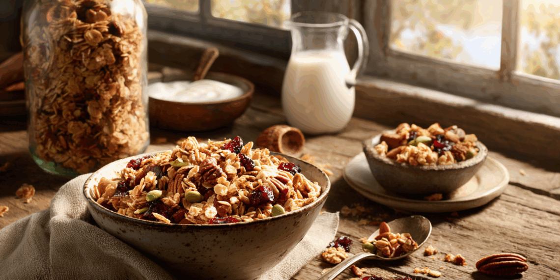 Golden Maple Nut Granola