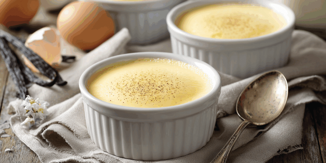 Silky Vanilla Bean Custard