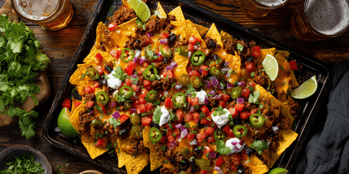 Loaded Tex-Mex Nachos: A Flavorful Crowd-Pleasing Feast