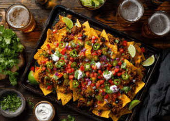 Loaded Tex-Mex Nachos: A Flavorful Crowd-Pleasing Feast