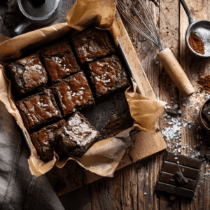 Luxurious Dark Chocolate Brownies