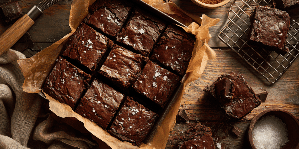 Luxurious Dark Chocolate Brownies