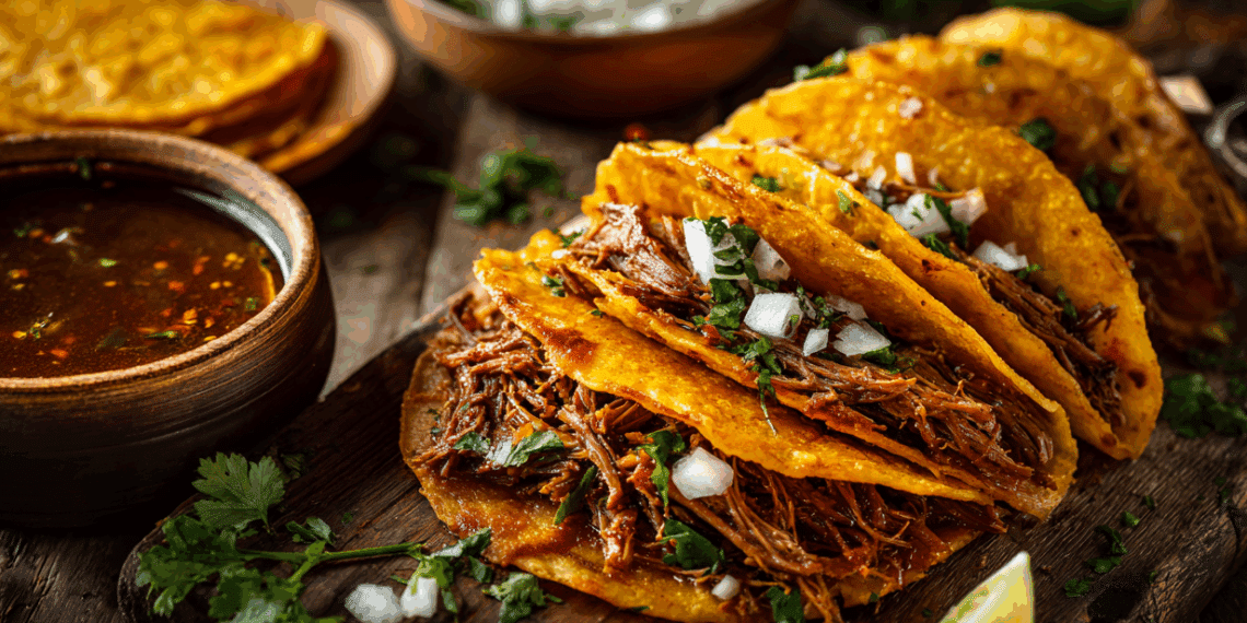 Authentic Mexican Birria Tacos