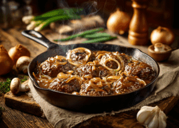 Classic Salisbury Steak With Onion-Mushroom Gravy