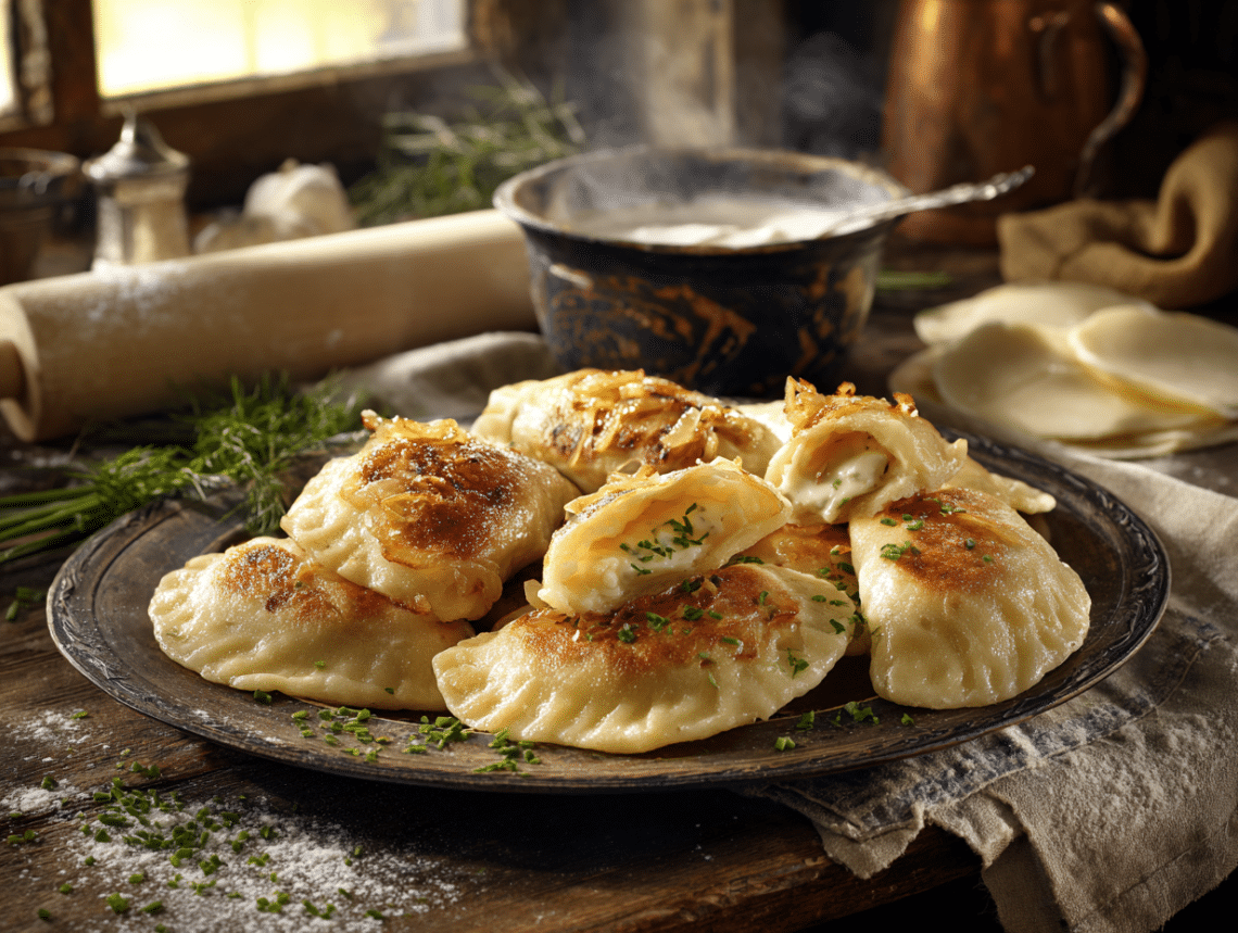 Traditional Potato and Cheese Perogies