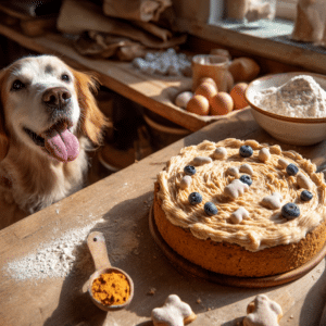 Peanut Butter &Amp; Pumpkin Dog Cake