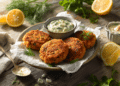 Classic Salmon Patties With Lemon-Dill Aioli
