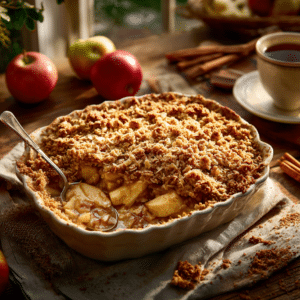 Warm And Comforting Classic Apple Crisp With Oats - Thefoodiebunch Classic Apple Crisp With Oats