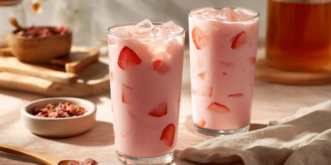 Homemade Starbucks-Inspired Pink Drink